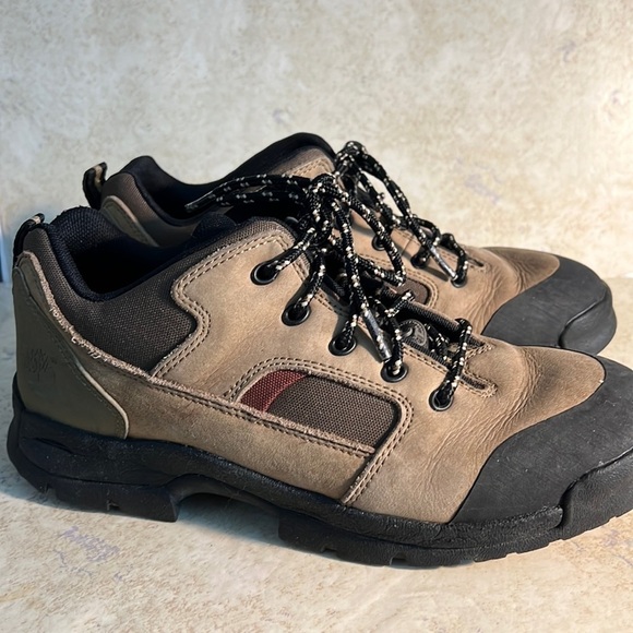 Timberland Womens Performance ACT Hiking Boot Size 8.5M Tan Leather Ankle 62355 - Picture 3 of 10